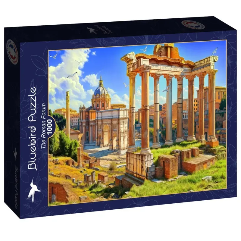 Puzzle Le Forum Romain - 1000 pièces van Bluebird Puzzle – doos 2 van 2