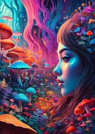 Puzzle Le Monde des Champignons - 500 à 999 pièces de Bluebird Puzzle – boîte 1 sur 2