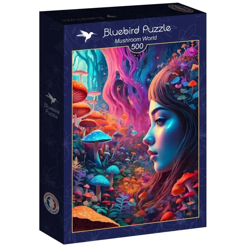 Puzzle Le Monde des Champignons - 500 à 999 pièces de Bluebird Puzzle – boîte 2 sur 2