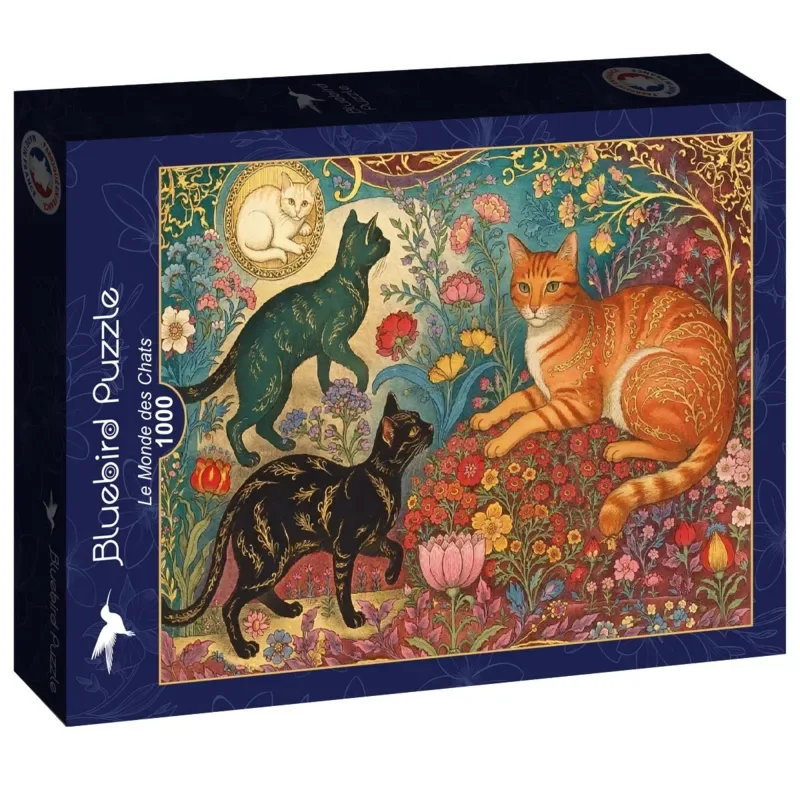 Puzzle Le Monde des Chats - 1000 pièces från Bluebird Puzzle – kartong 2 av 2