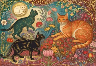Puzzle Le Monde des Chats - 1000 pièces från Bluebird Puzzle – kartong 1 av 2