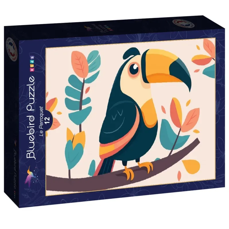 Puzzle Le Perroquet - 10 à 25 pièces von Bluebird Puzzle – Schachtel 2 von 2