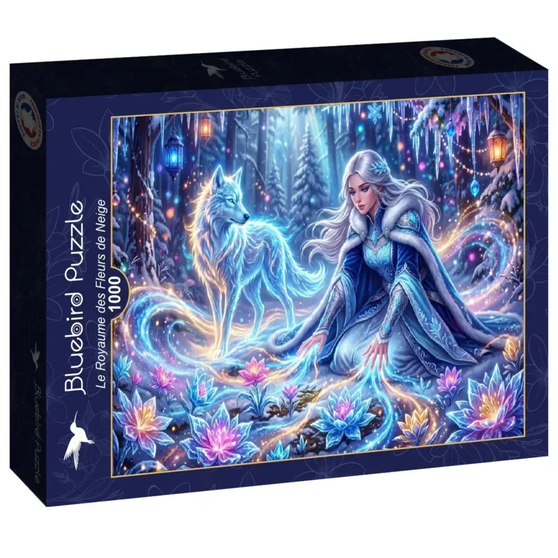 Puzzle Le Royaume des Fleurs de Neige - 1000 pièces de Bluebird Puzzle – boîte 2 sur 2