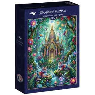 Puzzle Le Sanctuaire des Tigres - 500 à 999 pièces de Bluebird Puzzle – boîte 2 sur 2