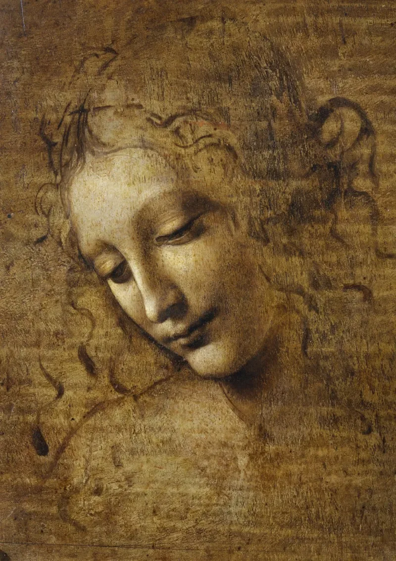 Puzzle Leonard de Vinci - La Scapigliata, 1506-1508 - 1000 pièces de Bluebird Puzzle – boîte
