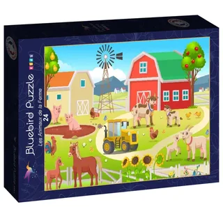 Puzzle Les Animaux de la Ferme - 10 à 25 pièces de Bluebird Puzzle – boîte 2 sur 2