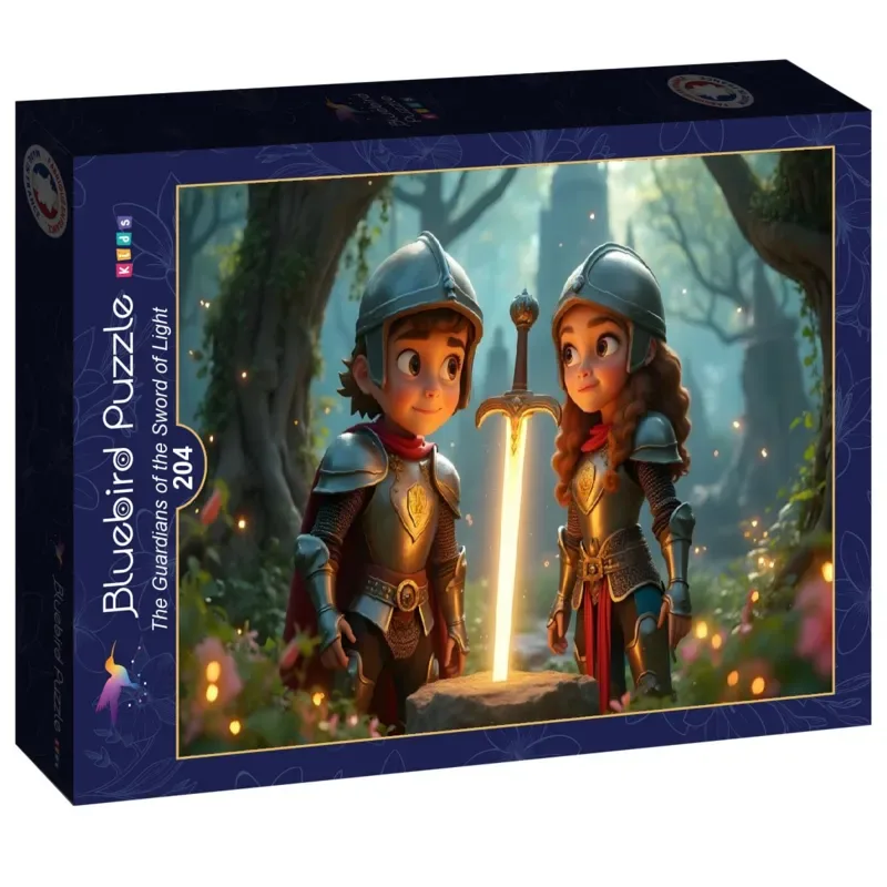Puzzle Les Gardiens de l’Épée de Lumière - 200 à 499 pièces de Bluebird Puzzle – boîte 2 sur 2