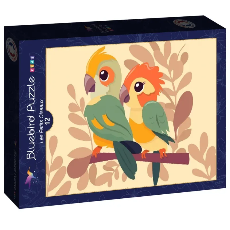 Puzzle Les Petits Oiseaux - 10 à 25 pièces van Bluebird Puzzle – doos 2 van 2
