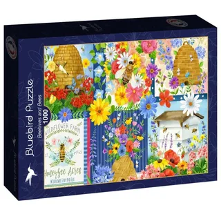 Puzzle Les Ruches et les Abeilles - 1000 pièces van Bluebird Puzzle – doos 2 van 2