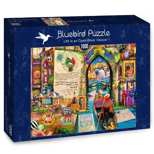 Puzzle Life is an Open Book Venice - 1000 pièces von Bluebird Puzzle – Schachtel 2 von 2