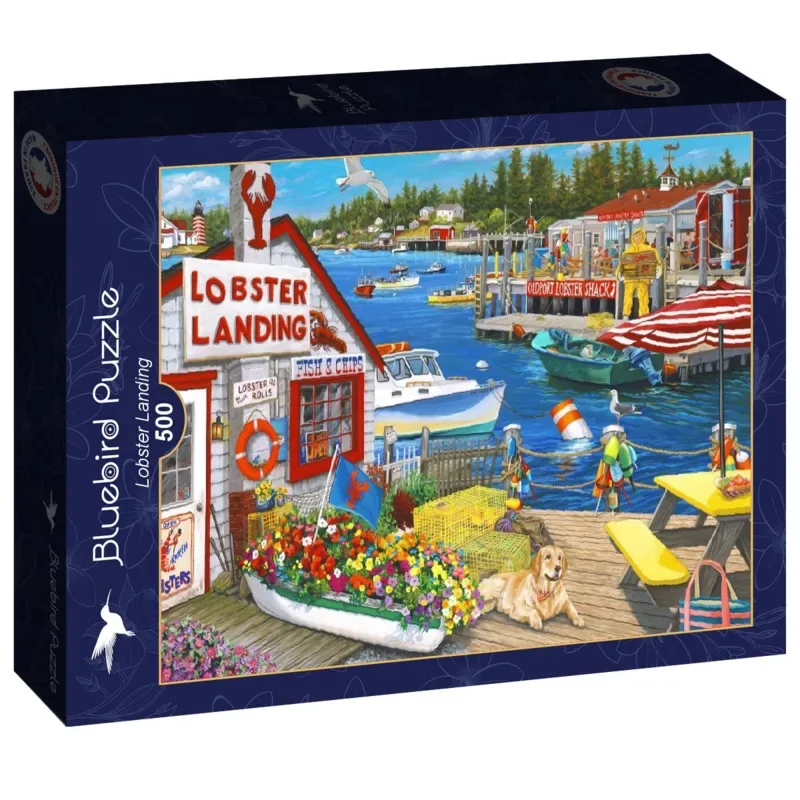 Puzzle Lobster Landing - 500 à 999 pièces de Bluebird Puzzle – boîte 2 sur 2