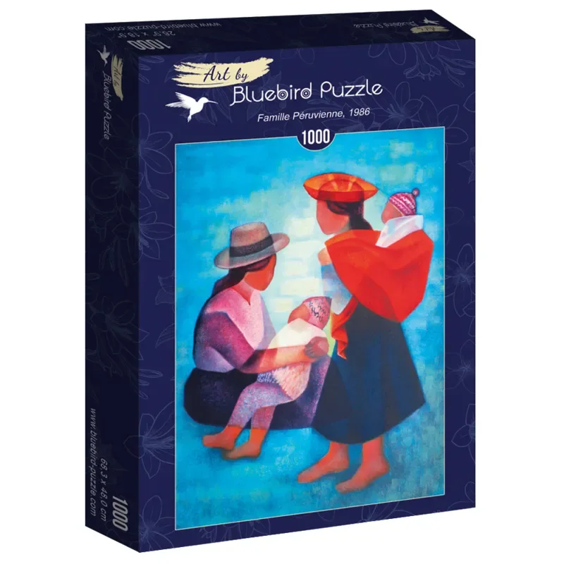 Puzzle Louis Toffoli - Famille Péruvienne, 1986 - 1000 pièces van Bluebird Puzzle – doos 2 van 2