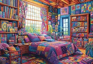 Puzzle Ma Chambre Colorée from Bluebird Puzzle – box 1 of 2