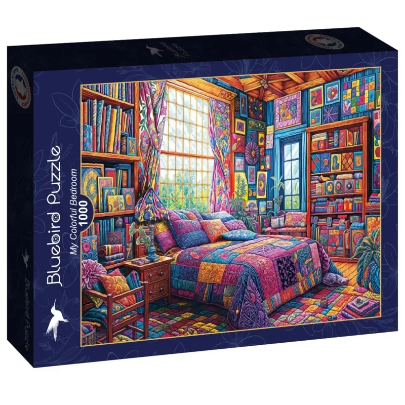 Puzzle Ma Chambre Colorée from Bluebird Puzzle – box 2 of 2