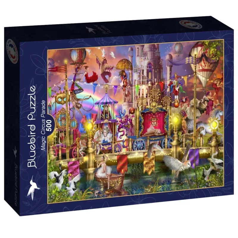 Puzzle Magic Circus Parade - 500 à 999 pièces von Bluebird Puzzle – Schachtel 2 von 2