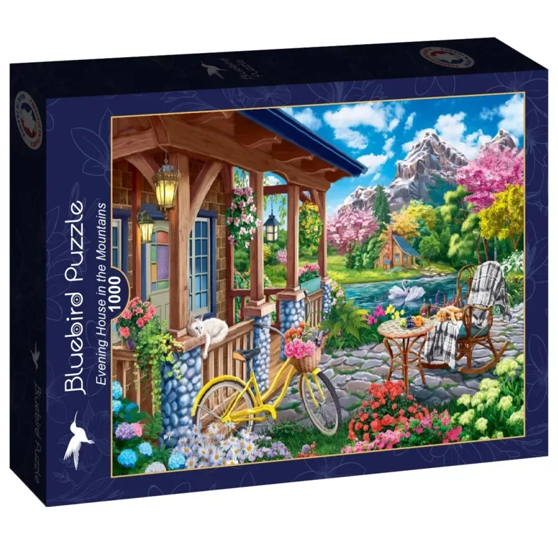 Puzzle Maison dans les Montagnes - 1000 pièces von Bluebird Puzzle – Schachtel 2 von 2
