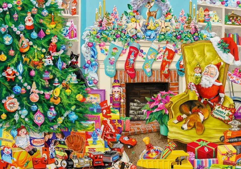 Puzzle Mid Century Merriment - 1000 pièces de Bluebird Puzzle – boîte