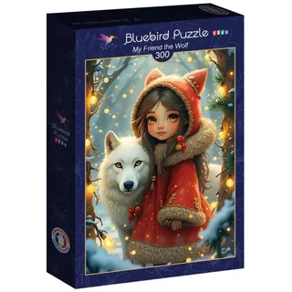 Puzzle Mon Ami le Loup - 200 à 499 pièces von Bluebird Puzzle – Schachtel 2 von 2