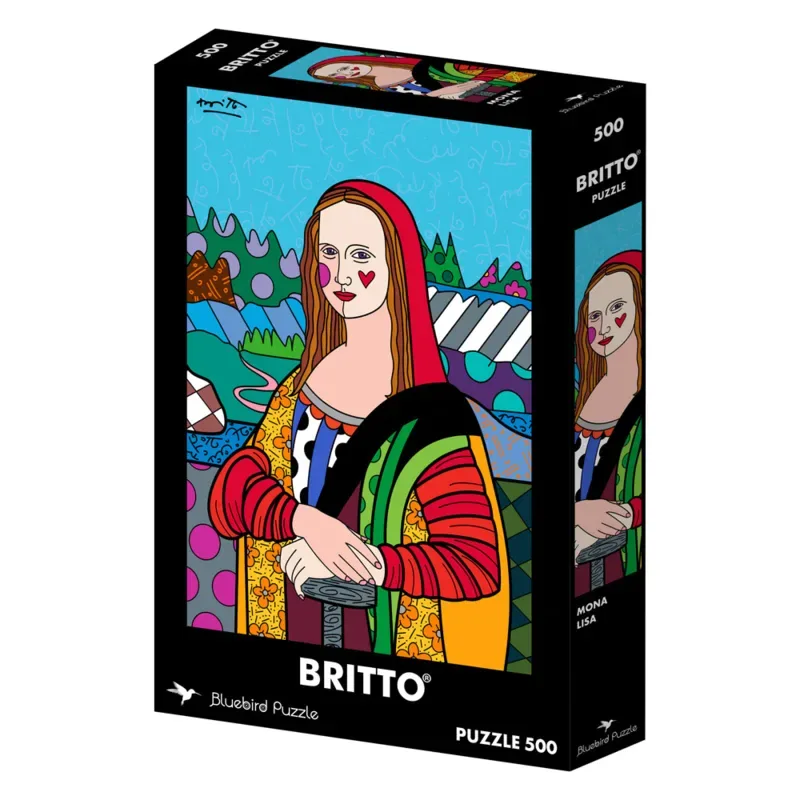 Puzzle Mona Lisa - 500 à 999 pièces de Bluebird Puzzle – boîte 2 sur 2