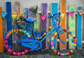 Puzzle My Beautiful Colorful Bike - 1000 pièces van Bluebird Puzzle – doos 1 van 2
