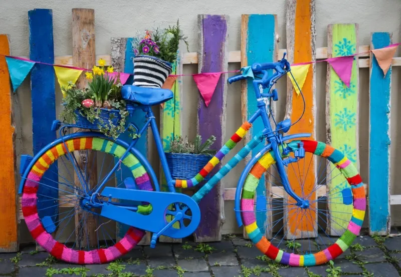 Puzzle My Beautiful Colorful Bike - 1000 pièces van Bluebird Puzzle – doos 1 van 2