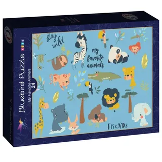 Puzzle My Favorite Animals - 10 à 25 pièces von Bluebird Puzzle – Schachtel 2 von 2