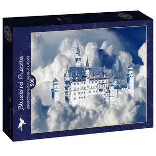 Puzzle Neuschwanstein Castle in Clouds - 500 à 999 pièces de Bluebird Puzzle – boîte 2 sur 2