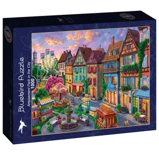 Puzzle Parc d'Attractions dans la Ville - 1000 pièces de Bluebird Puzzle – boîte 2 sur 2