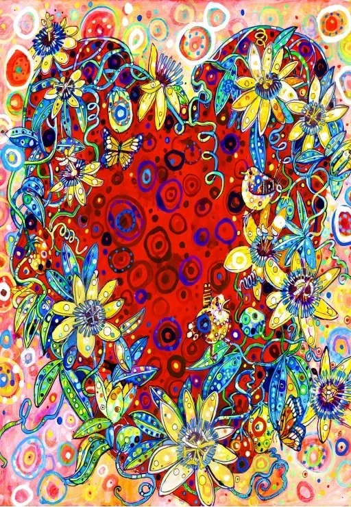 Puzzle Passion Flower - 1000 pièces van Bluebird Puzzle – doos 1 van 2