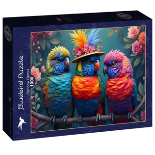 Puzzle Perroquets Arc-en-Ciel - 1000 pièces de Bluebird Puzzle – boîte 2 sur 2