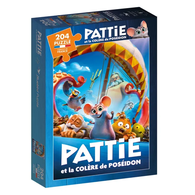 Puzzle Pièces XXL - PATTIE et la Colère de Poséidon - 200 à 499 pièces de Bluebird Puzzle – boîte 2 sur 2