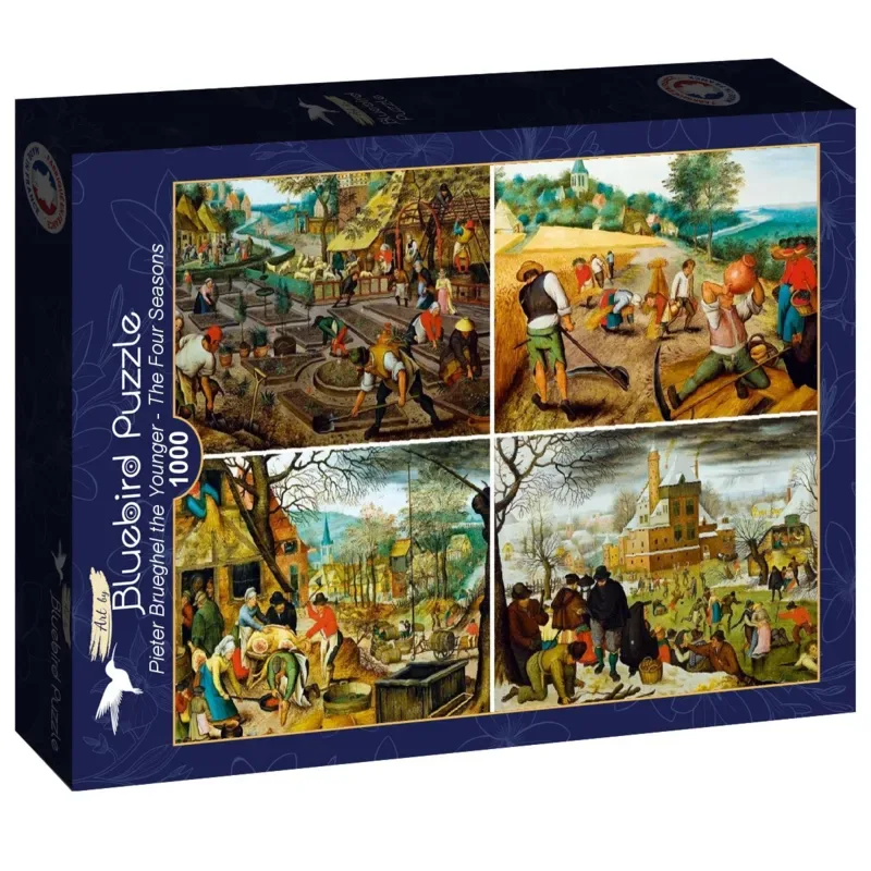 Puzzle Pieter Brueghel the Younger - The Four Seasons - 1000 pièces de Bluebird Puzzle – boîte 2 sur 2