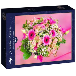 Puzzle Pink Bouquet of Roses - 500 à 999 pièces de Bluebird Puzzle – boîte 2 sur 2
