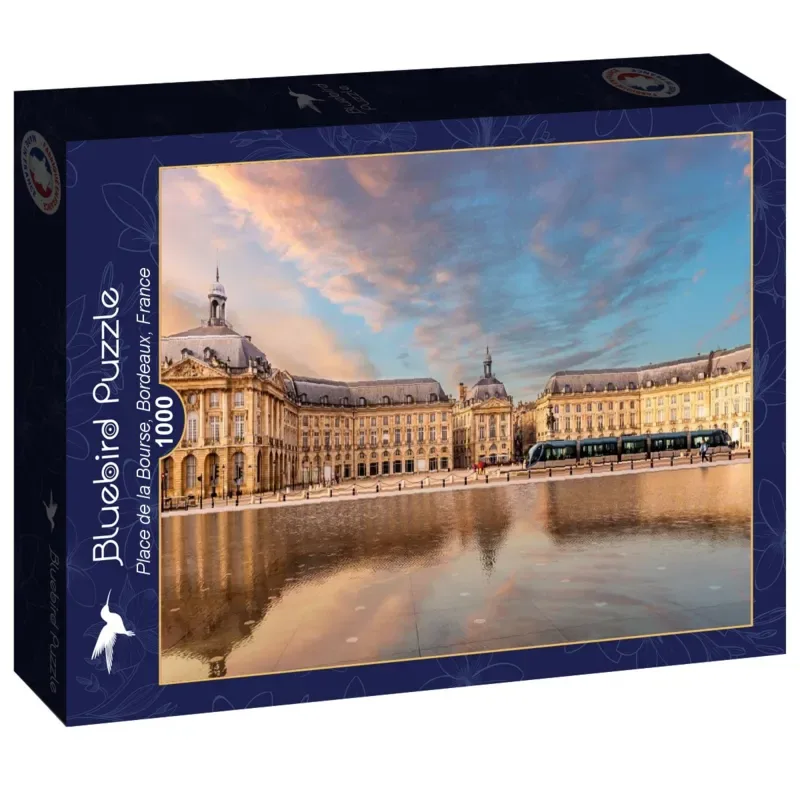 Puzzle Place de la Bourse, Bordeaux, France - 1000 pièces de Bluebird Puzzle – boîte 2 sur 2