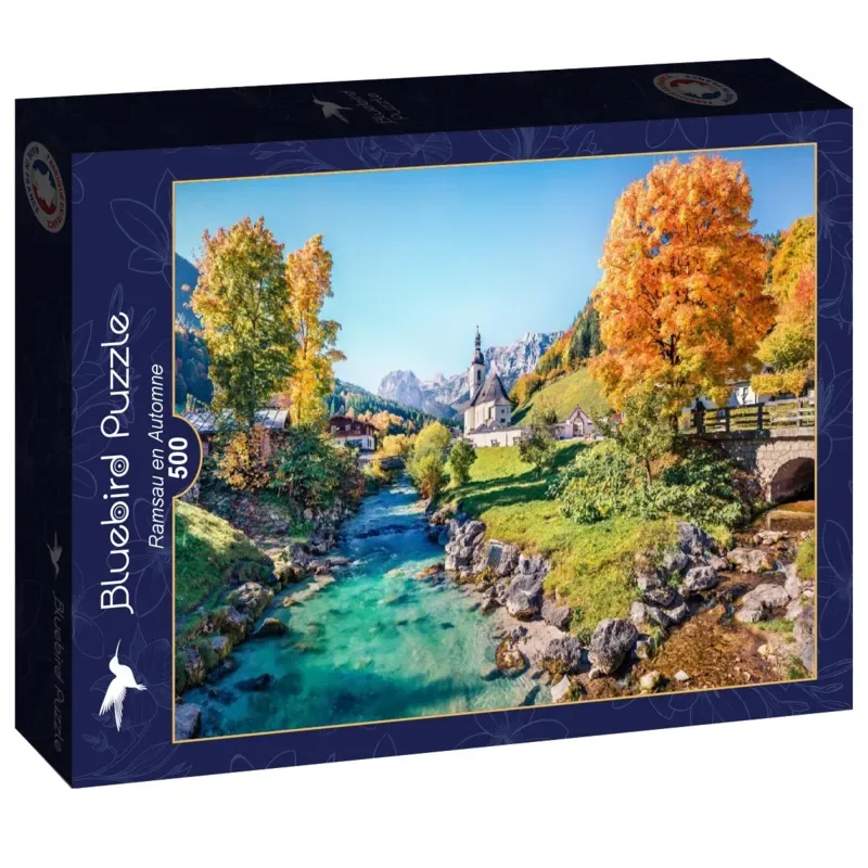 Puzzle Ramsau en Automne - 500 à 999 pièces de Bluebird Puzzle – boîte 2 sur 2