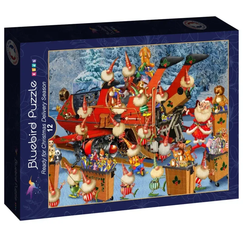 Puzzle Ready for Christmas Delivery Season - 10 à 25 pièces de Bluebird Puzzle – boîte 2 sur 2