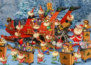 Puzzle Ready for Christmas Delivery Season - 10 à 25 pièces de Bluebird Puzzle – boîte 1 sur 2