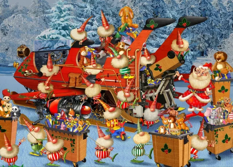 Puzzle Ready for Christmas Delivery Season - 10 à 25 pièces de Bluebird Puzzle – boîte 1 sur 2