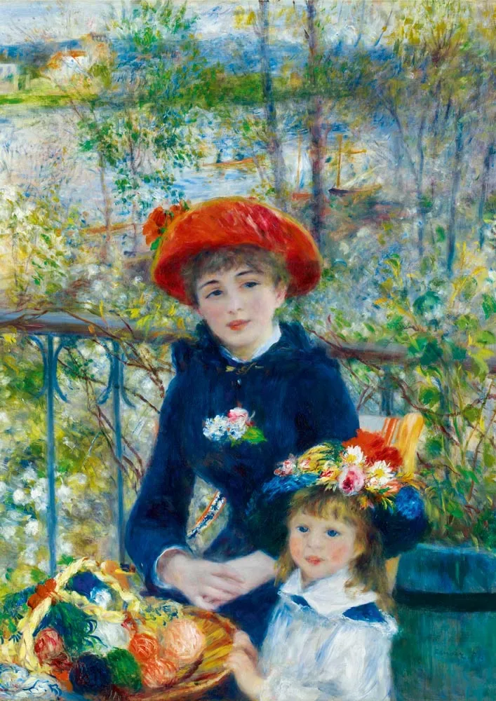 Puzzle Renoir - Two Sisters (On the Terrace), 1881 - 1000 pièces von Bluebird Puzzle – Schachtel
