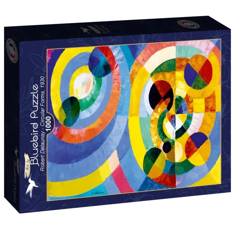Puzzle Robert Delaunay - Circular Forms, 1930 - 1000 pièces van Bluebird Puzzle – doos 2 van 2