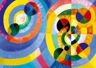 Puzzle Robert Delaunay - Circular Forms, 1930 - 1000 pièces van Bluebird Puzzle – doos 1 van 2