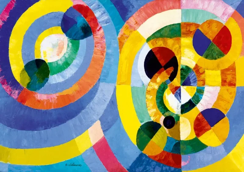 Puzzle Robert Delaunay - Circular Forms, 1930 - 1000 pièces van Bluebird Puzzle – doos 1 van 2