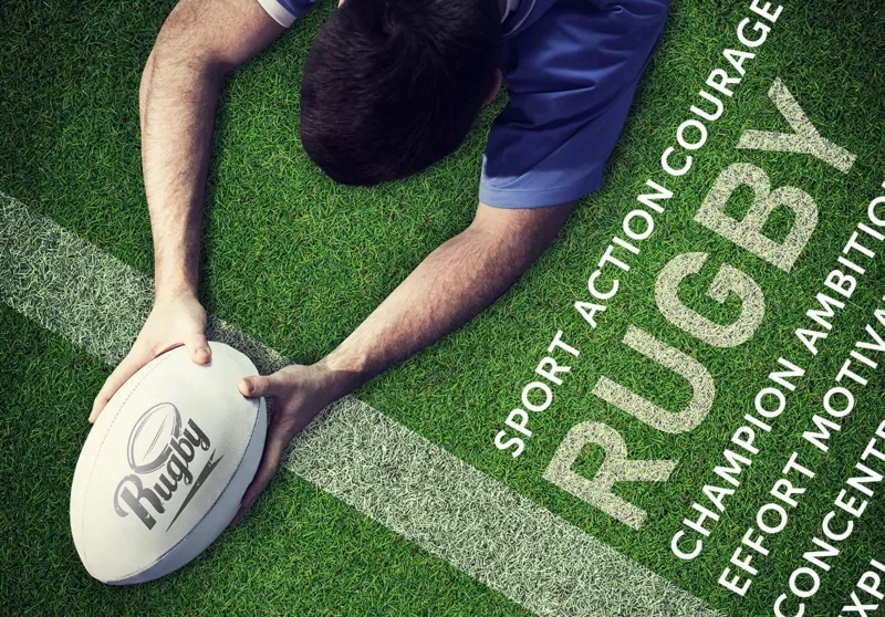 Puzzle Rugby Touch van Bluebird Puzzle – doos