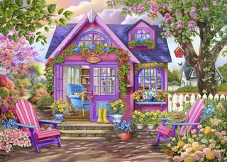 Puzzle She Shed - 500 à 999 pièces from Bluebird Puzzle – box 1 of 2