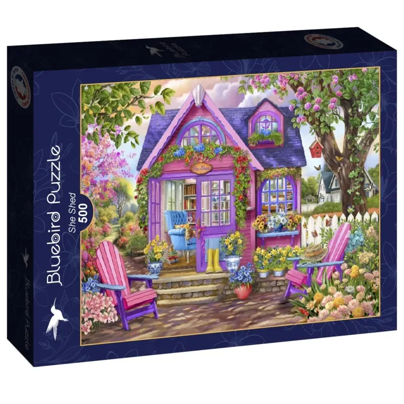 Puzzle She Shed - 500 à 999 pièces from Bluebird Puzzle – box 2 of 2