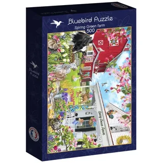 Puzzle Spring Green farm - 500 à 999 pièces from Bluebird Puzzle – box 2 of 2