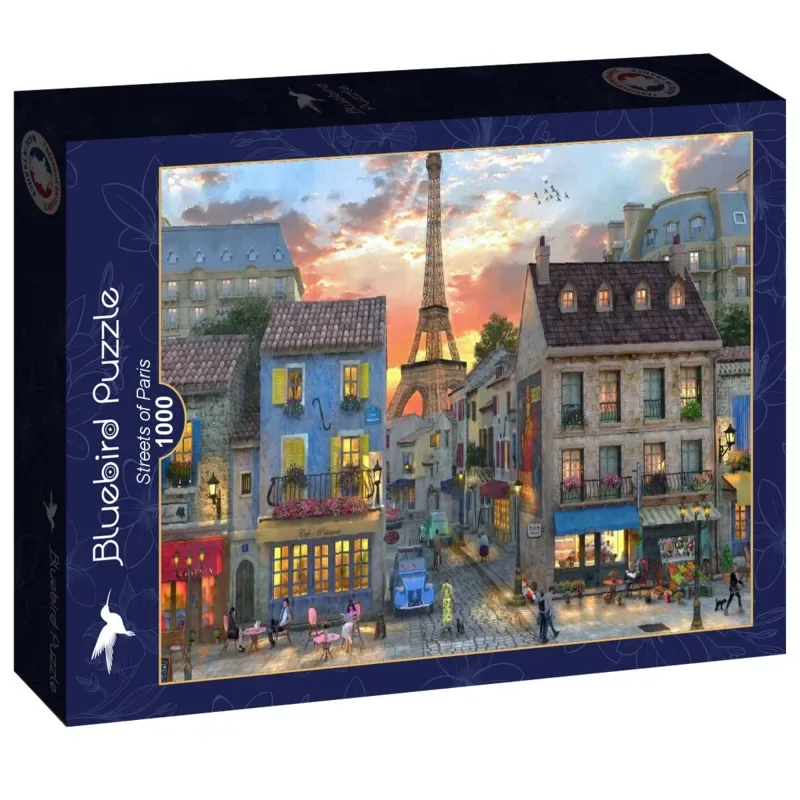 Puzzle Streets of Paris - 1000 pièces van Bluebird Puzzle – doos 2 van 2