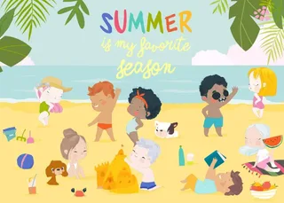 Puzzle Summer is my Favourite Season - 26 à 50 pièces from Bluebird Puzzle – box 1 of 2