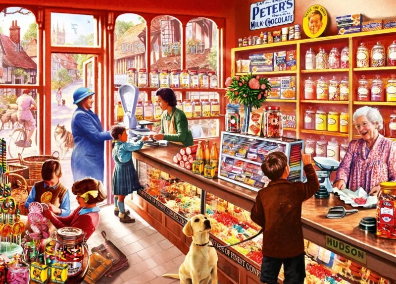 Puzzle Sweetshop - 500 à 999 pièces de Bluebird Puzzle – boîte