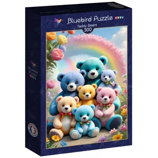 Puzzle Teddy Bears - 200 à 499 pièces de Bluebird Puzzle – boîte 2 sur 2